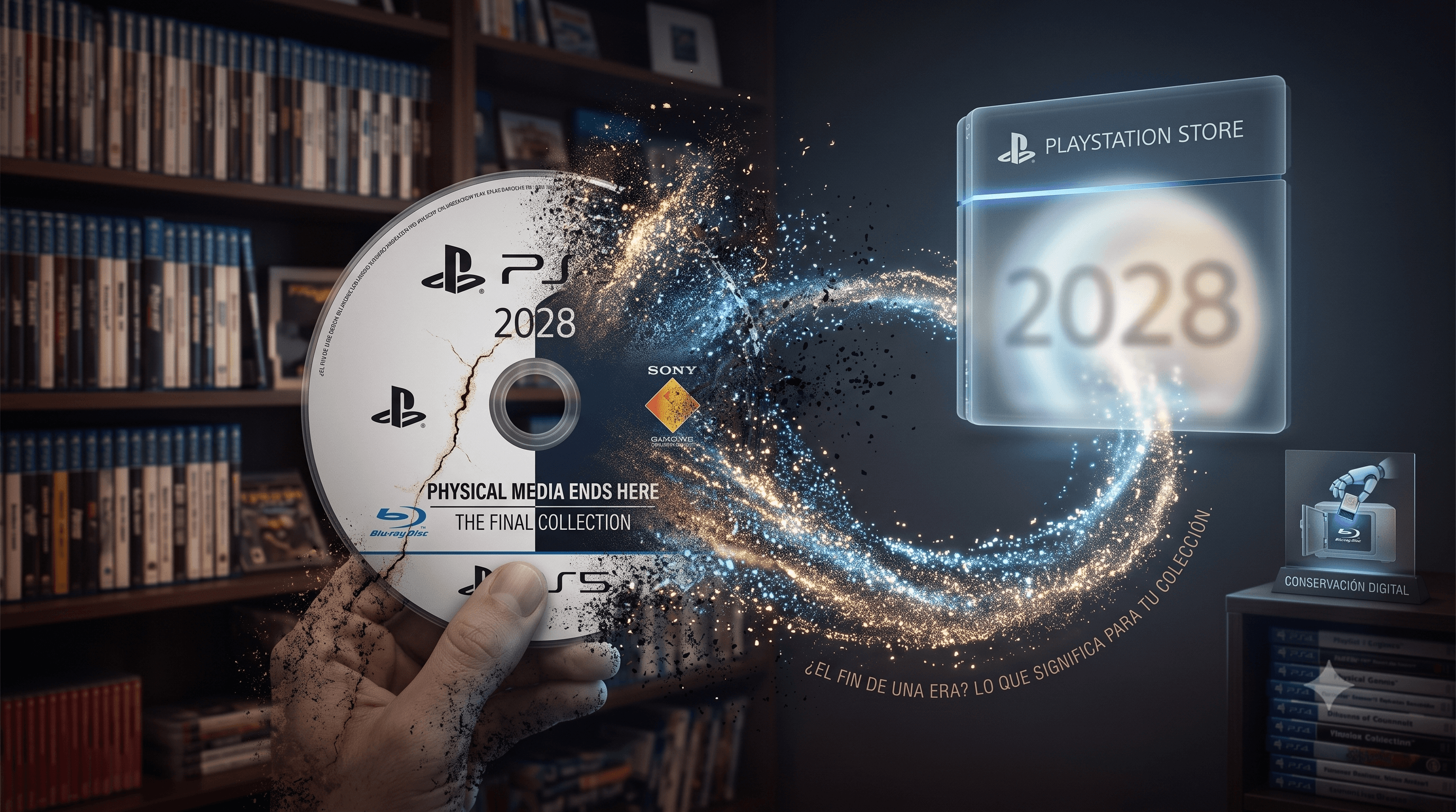 Sony dice adiós al disco en 2028: qué significa para los que coleccionamos